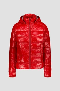 Piumino Lucido Rosso
