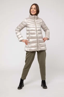 Piumino Lungo Beige