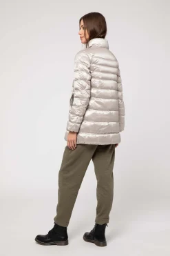 Piumino Lungo Beige