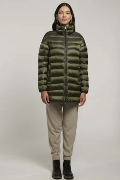 Piumino Lungo Verde