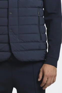 Piumino Smanicato Blu