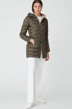 Rita-Piumino Verde Reversibile Ad Onde