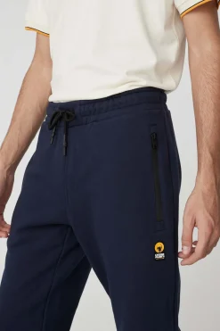 Ronny-Pantaloni Blu In Cotone