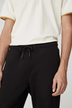 Ronny-Pantaloni Neri In Cotone