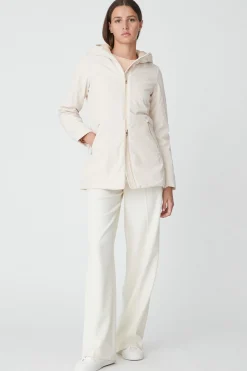Shimoa 2.2-Giacca Lunga Beige In Softshell