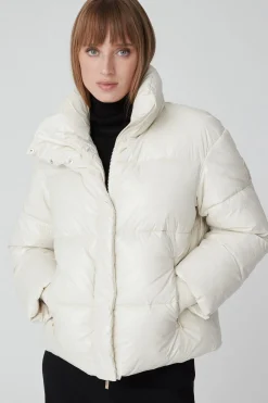 Shira-Piumino Bianco Full-Zip Lab00