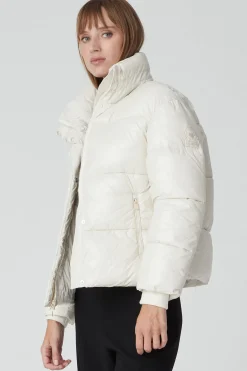 Shira-Piumino Bianco Full-Zip Lab00