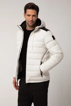 Stevenson 2.0-Piumino Invernale Bianco Con Cappuccio