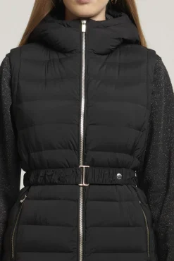 Vestal-Piumino Smanicato Con Cintura