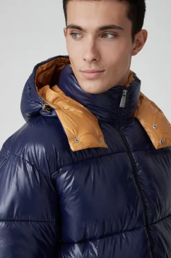 Vinson-Parka Blu Con Cappuccio Lab00