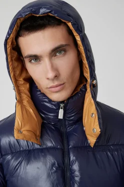 Vinson-Parka Blu Con Cappuccio Lab00