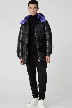 Vinson-Parka Nero Con Cappuccio Lab00