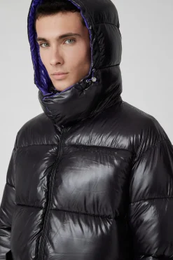 Vinson-Parka Nero Con Cappuccio Lab00